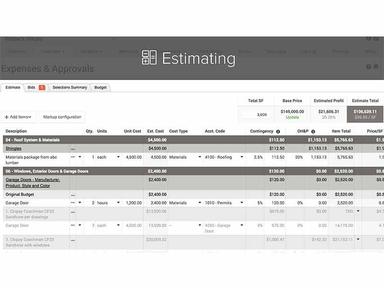 CoConstruct Estimates