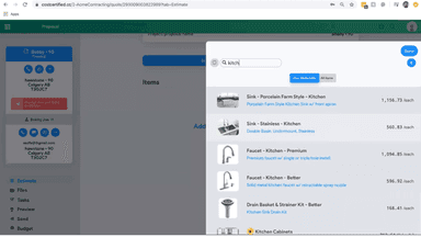 CostCertified Software Items