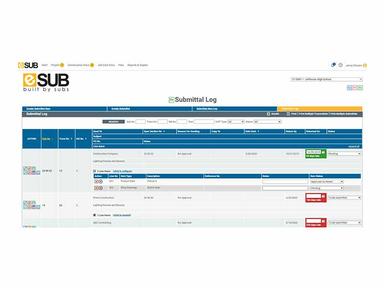 eSUB Software Submittal Log