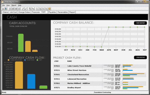 Foundation Software Cash Accounts