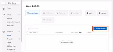 Houzz Pro Software Leads