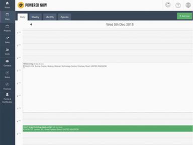 Powered Now Software Dashboard