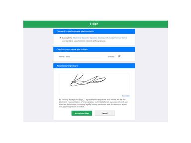 Premier Software E Sign