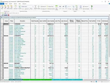 Sage Estimating Software Reports