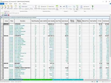 Sage Estimating Software Reports