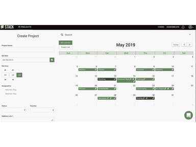 STACK bid calendar
