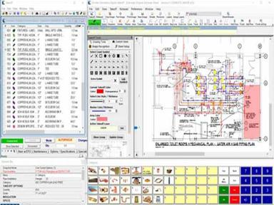 Trimble Estimation Software Graphical Interface
