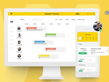 Workiz Software Dispatch Timeline
