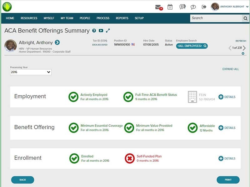 ADP Workforce Now Benefits Management