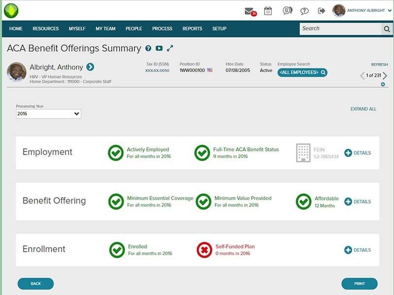 ADP Workforce Now Benefits Management