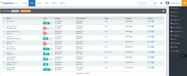 ApplicantStack Hires Filtering