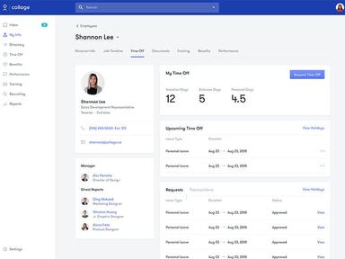 Collage HR Employee Profile