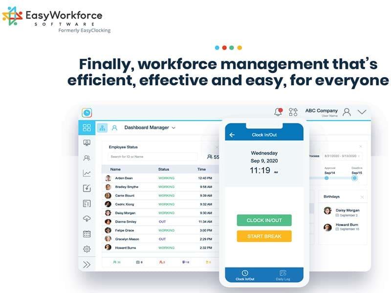 EasyWorkforce Dashboard