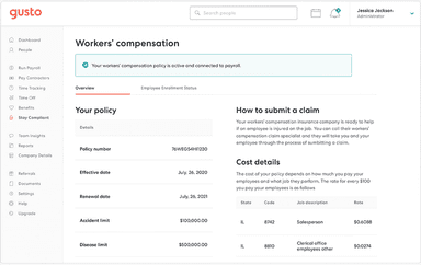 Workers compensation