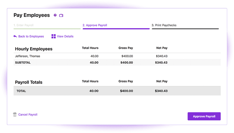 Patriot Payroll Pay Employee