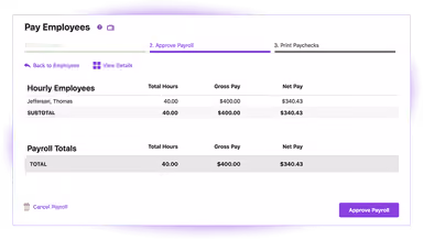 Patriot Payroll Pay Employee