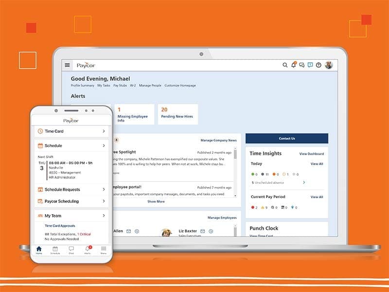 Paycor Dashboard