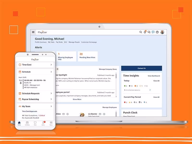 Paycor Dashboard