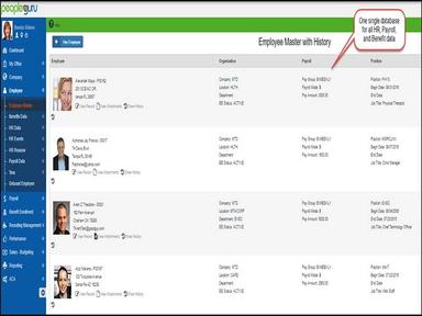 PeopleGuru HCM Employee master