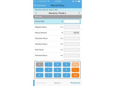 ADP RUN Payroll Entry