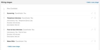 Recruiterbox Dynamic Hiring Workflow