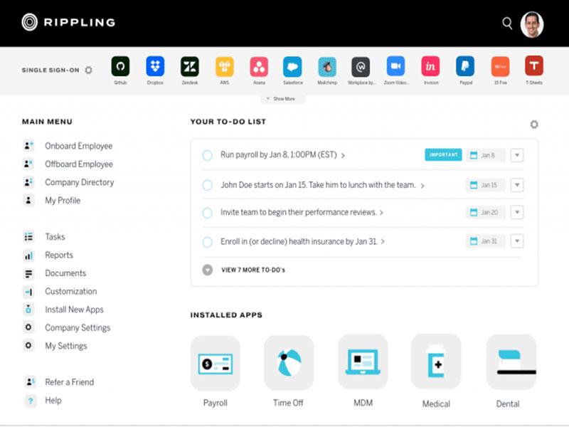 Rippling Dashboard