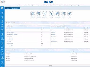 Self Service Dashboard
