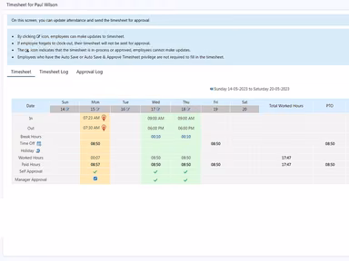 Timesheet