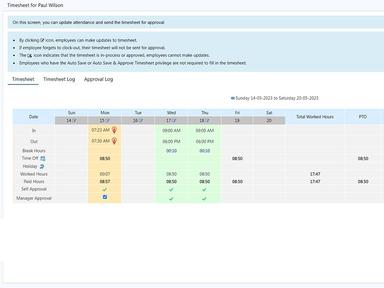 Timesheet
