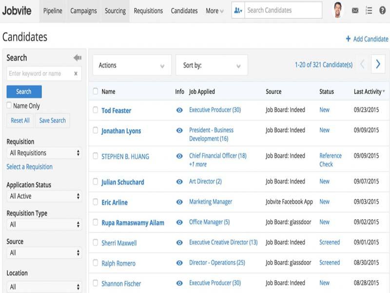 Jobvite Candidates