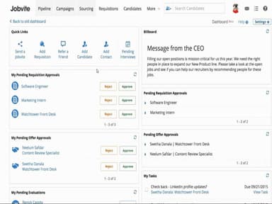 Jobvite Dashboard
