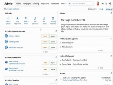 Jobvite Dashboard