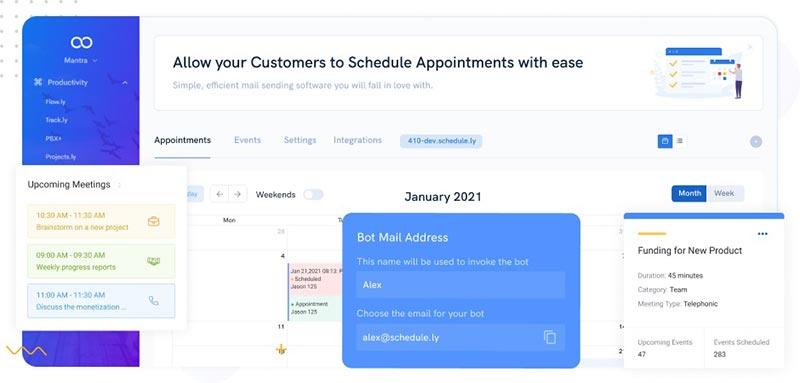 Schedule.cc Dashboard