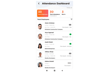 Attendance Dashboard