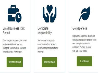 Hanover Insurance Risk reports