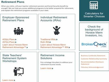 Horace Mann Retirement Plans