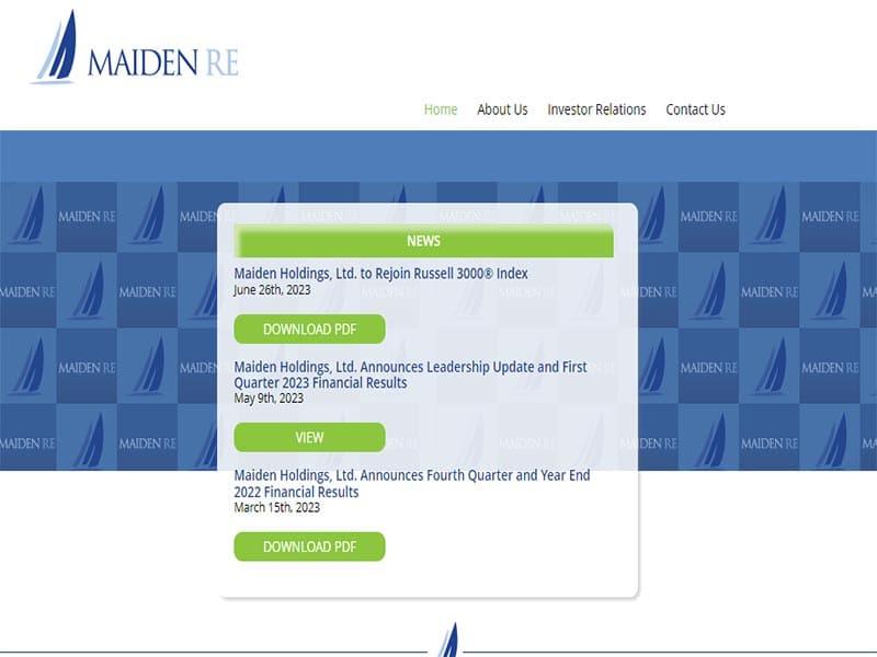 Maiden Holdings Overview