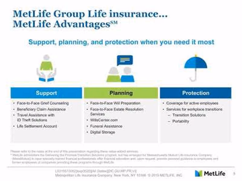MetLife Insurance Company Advantages
