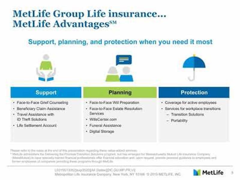 MetLife Insurance Company Advantages