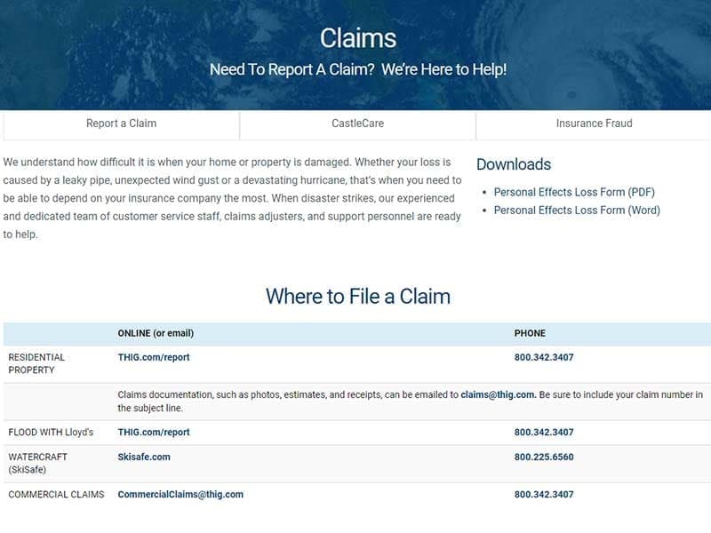 Tower Hill Insurance Group Claims