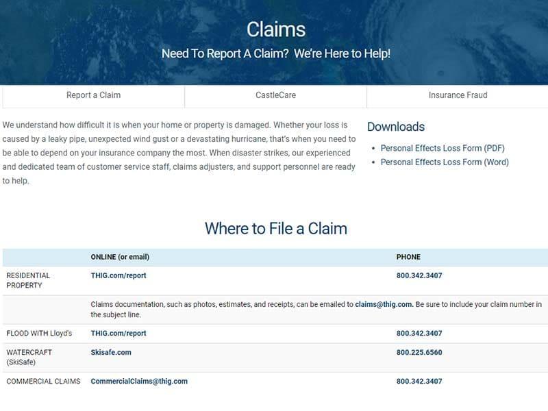 Tower Hill Insurance Group Claims