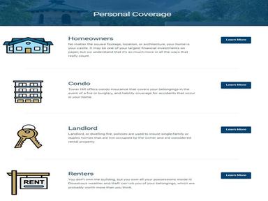 Tower Hill Insurance Personal Coverage