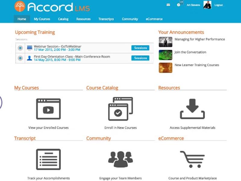 Accord LMS Home Page