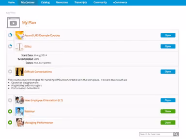 Accord LMS Courses