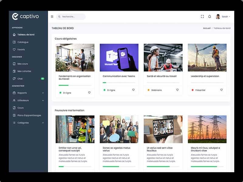 Captivo Dashboard