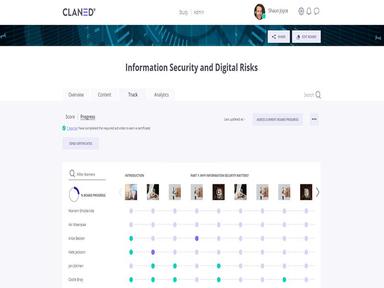 Claned - It’s Super Easy to Track Learner Progress as an Instructor or Administrator, and Learners Are Able to Track Their Own Progress Every Step of the Way Too