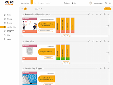 CoreAchieve Learning Paths