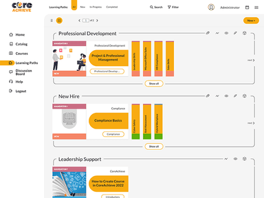 CoreAchieve Learning Paths