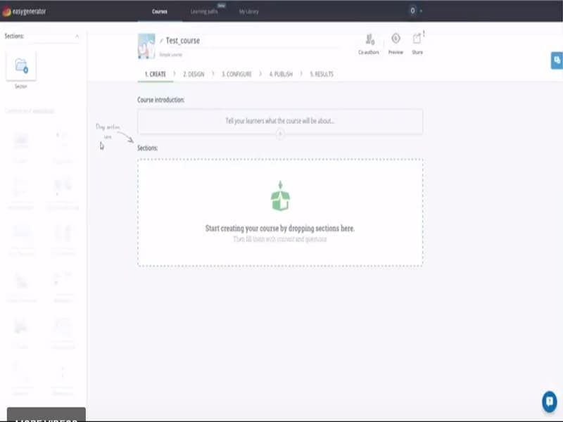 Easygenerator Course Creation