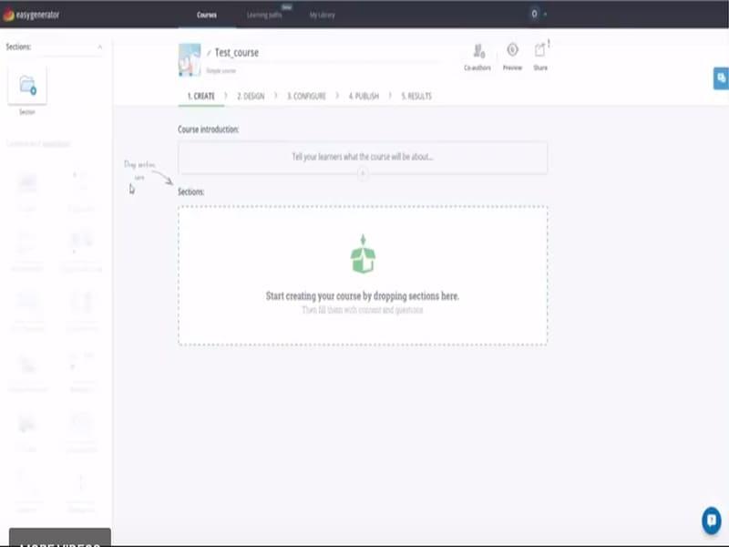 Easygenerator Course Creation